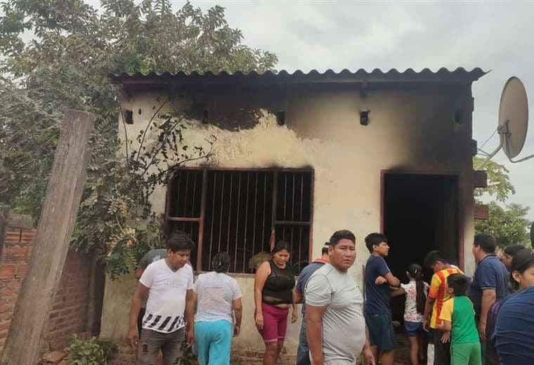 Los pobladores de San Julián apagaron el incendio/Foto: RRSS