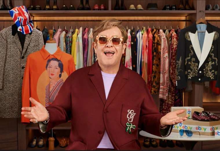Elton John subasta su guardarropa para recaudar fondos en su lucha contra el VIH