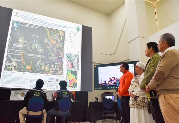 El centro de monitoreo fue instalado en la ciudad de Santa Cruz