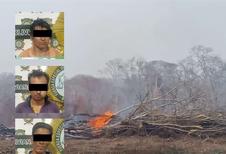 Tres hombres fueron enviados a la cárcel por provocar incendios.